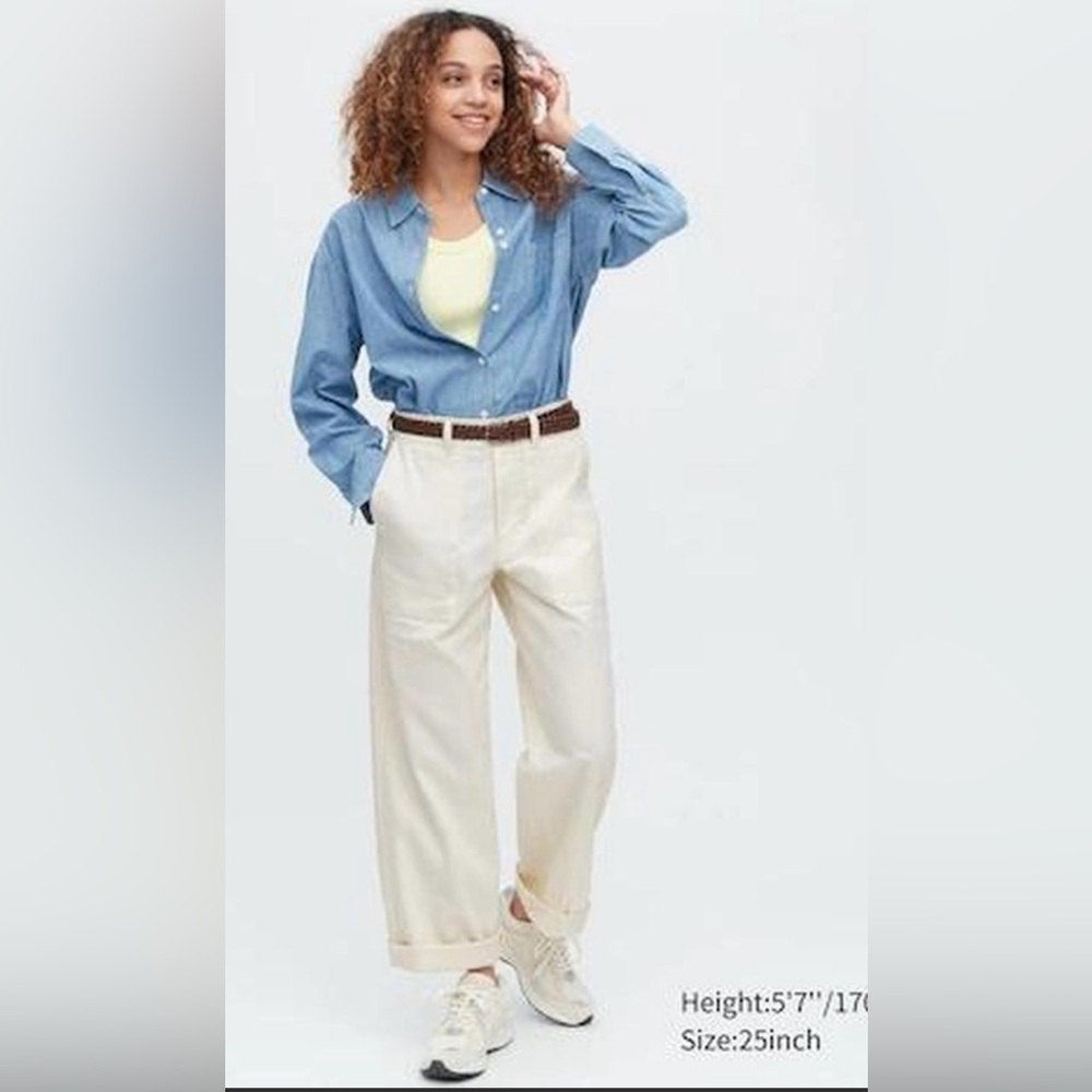 NWOT UNIQLO baker pants 0